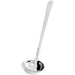 Soup ladle, highly polished, made from one piece, handle length 31 cm, 0,08 liters