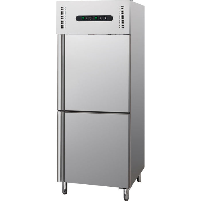 KT2505600 Kühl- / Tiefkühlkombination, 300 + 300 Liter, geeignet für GN 2/1, Abmessung 680 x 800 x 2010 mm (BxTxH) | ELB Gastro