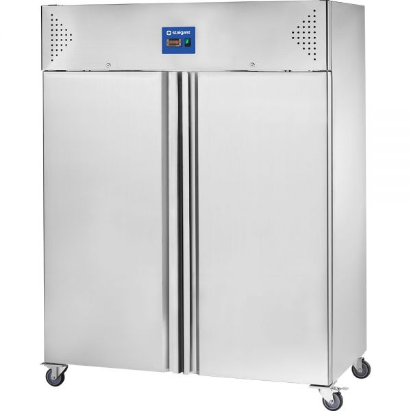 Starline Doppeltür-Kühlschrank mit Rädern, GN 2/1 — ELB Gastro