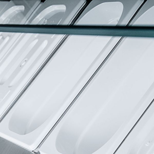 Starline Pizzakühlaufsatz mit Glasabdeckung, 6x GN 1/4 - ELB Gastro