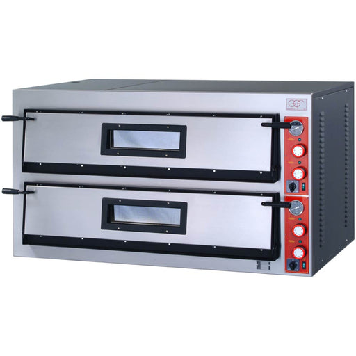 PP0502936 Forno per pizza GGF a due camere, in acciaio verniciato a polvere, 26,4 kW, 1370 x 1210 x 750 mm (LxPxA)
