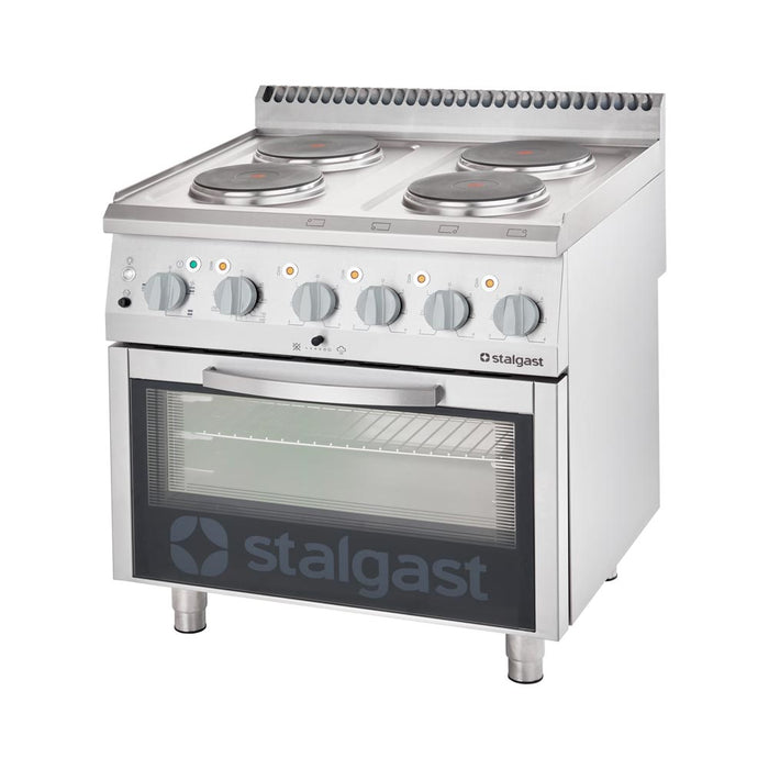 Electric stove with oven (GN 2/1) Series 700 ND - 4 plates (4x2,6) | ELB gastro