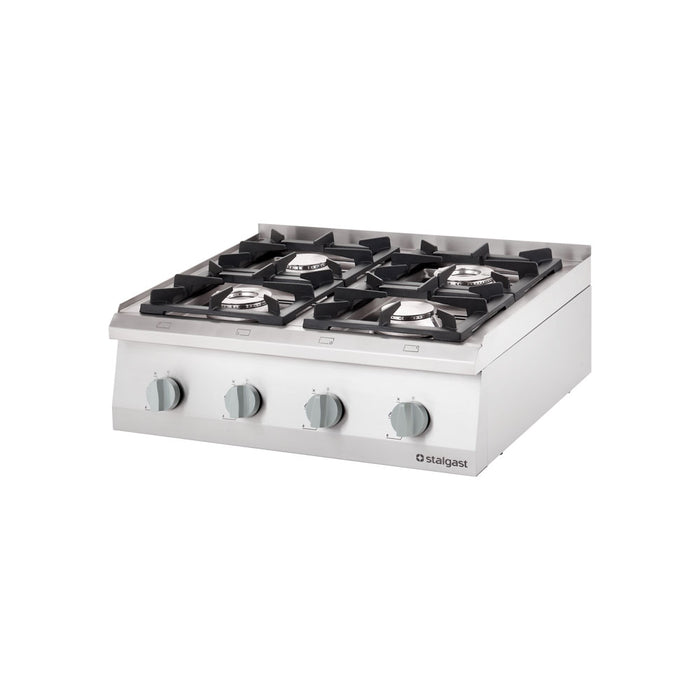 Gas hob as a table-top unit 700 series ND - G20, 4 burners (3,5 + 5 + 2x7) | ELB gastro