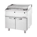 Gas-Lavastein-Grill als Standgerät, Serie 700 ND mit V-Rost, 800x700x850 mm | ELB Gastro