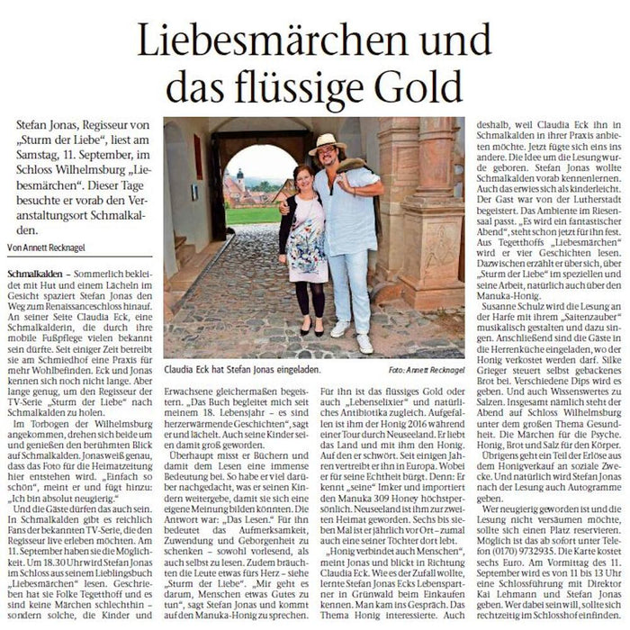 Ticket - Stefan Jonas liest: Liebesmärchen - ELB Gastro