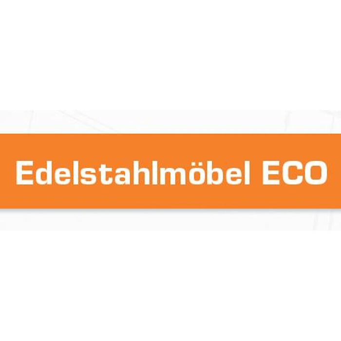 Doppel-Wandbord ECO mit Wandschienen mm höhenverstellbar, Selbstmontage (AISI201) - ELB Gastro