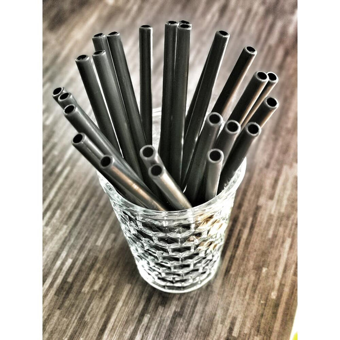 ZUZZLER EVENT (50 Stück), Mehrwegtrinkhalm - schwarz, ABM (L x D): 200 mm x 8,5 mm - ELB Gastro