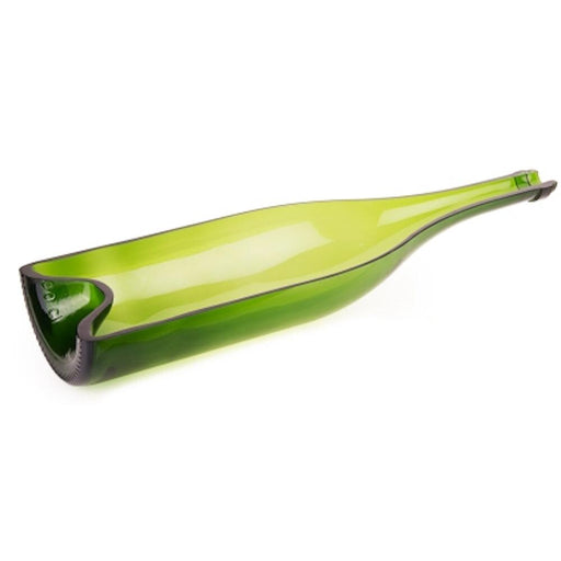 Offene Weinflasche, grün 45 cm