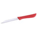 Kitchen knife with red handle,