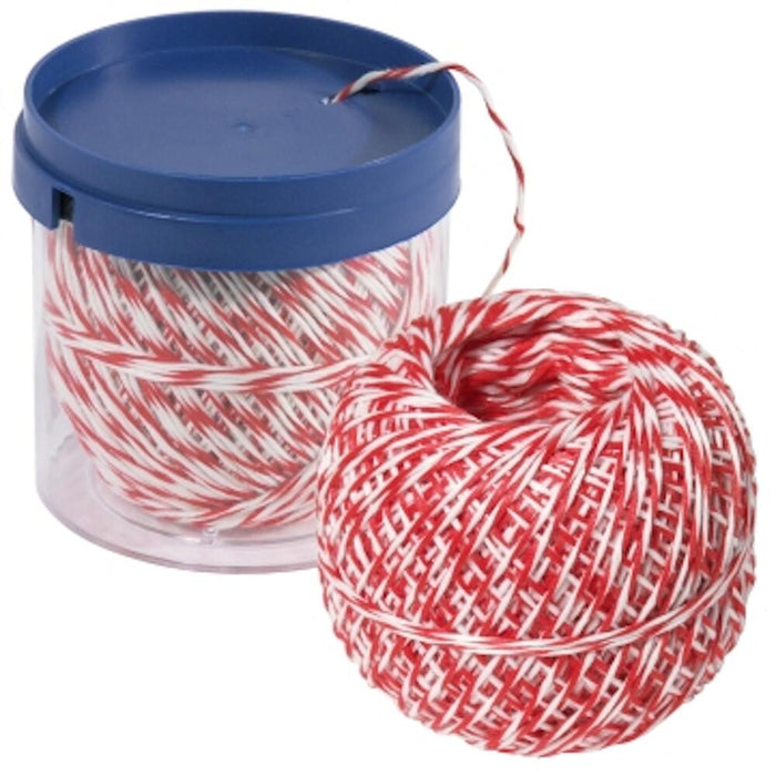 Wurstgarn 200 g, weiß-weiß-rot