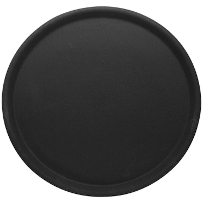 Tablett rund, 32 cm, schwarz