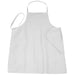 Schürze mit Latz, weiß 110 cm