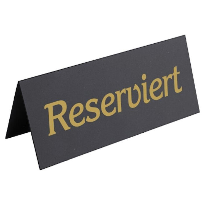 Aufsteller RESERVIERT, schwarz